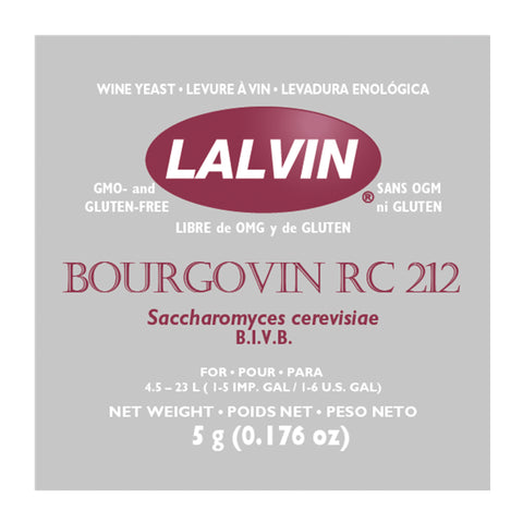 Wine Yeast - Lalvin RC 212