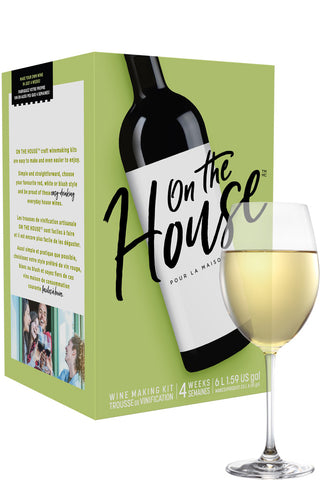 On The House 4-Week California White Wine Kit