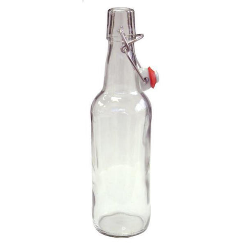 Bottles - Flip Top Clear, per doz (500 mL) - Noble Grape