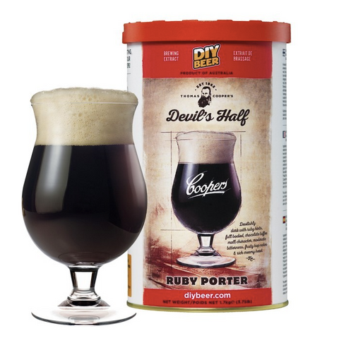 Coopers Devil Half Ruby Porter Beer Kit