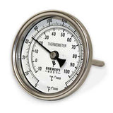 Thermometer - Brewers Best, Welded Dail (4")