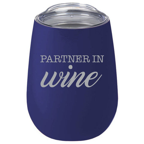 Wine Glass - Tumbler Partner in Wine Navy